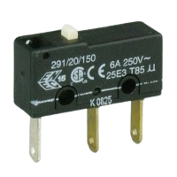 OBSOLETE Otehall 291-20-150 6A subminiature Microswitch - see S/Burgess XCG5-Z1 alternative...